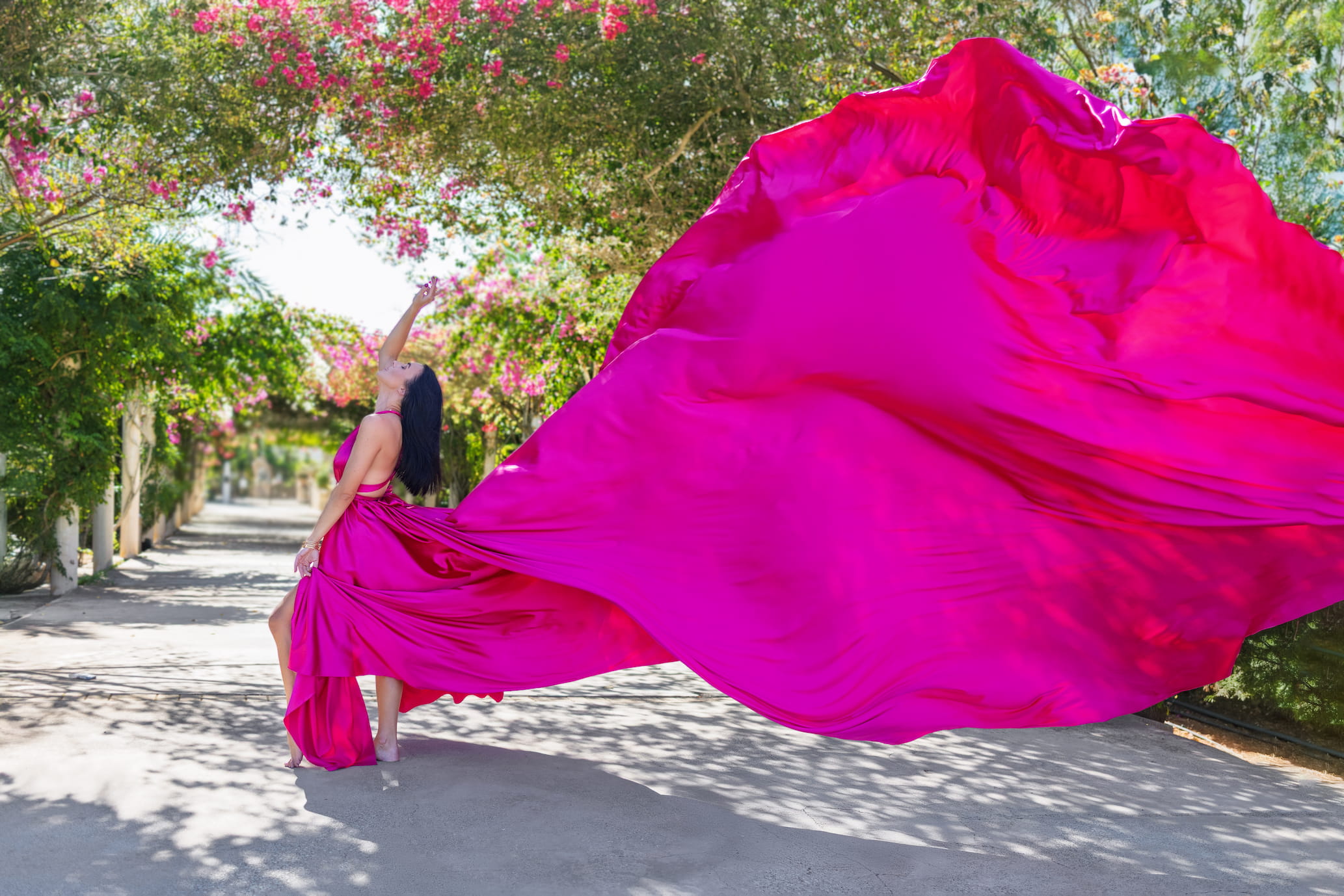 sesja zdjęciowa, cypr, fotograf na cyprze, flying dress